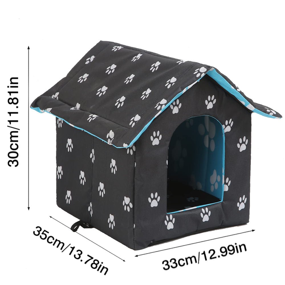 VARMTOR Outdoor Cat House interior plush lining delivers warm comfort