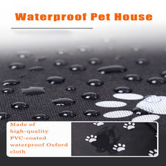 VARMTOR Outdoor Cat House waterproof fabric withstands rain and snow