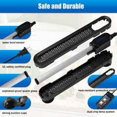 Vatalley heater with durable ABS shell construction