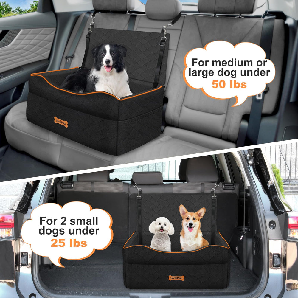 VavoPaw safety fixings and belts ensure secure travel for pets.