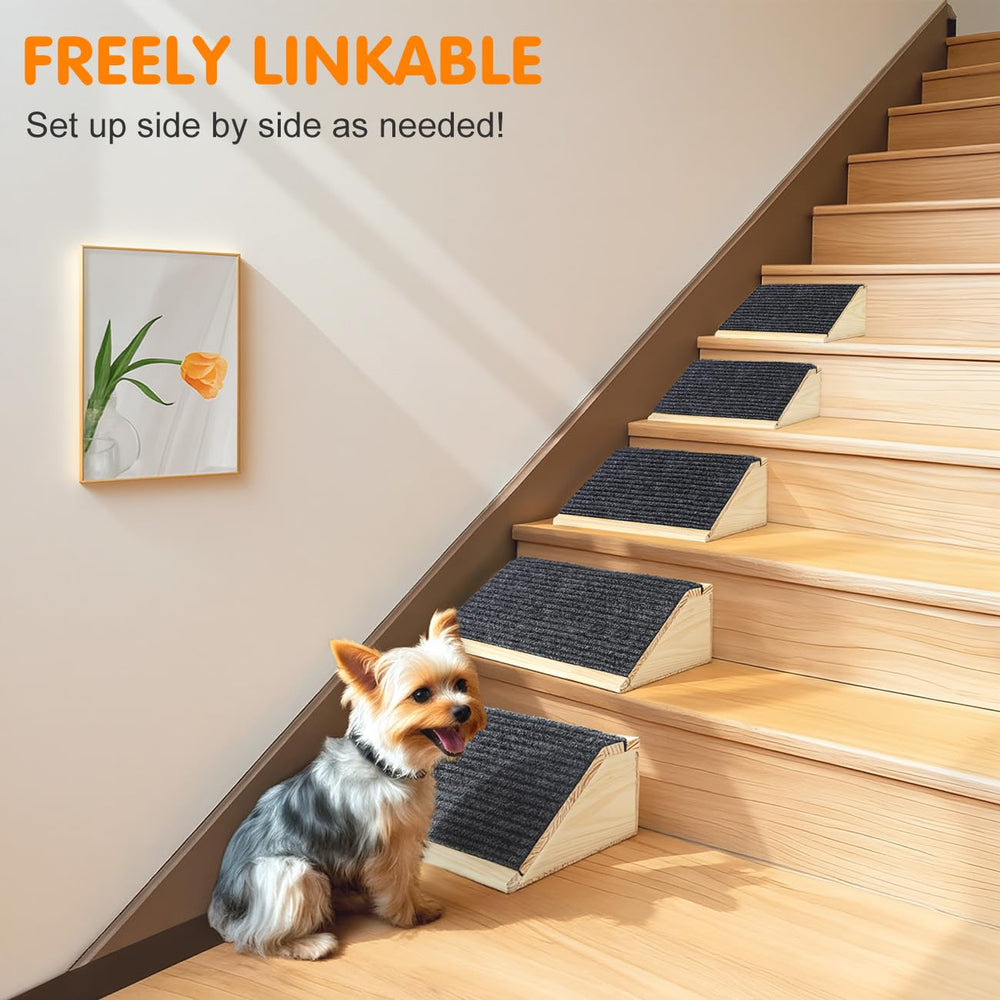 VavoPaw dog ramp indoors-outdoors illustrates portable design for home use.