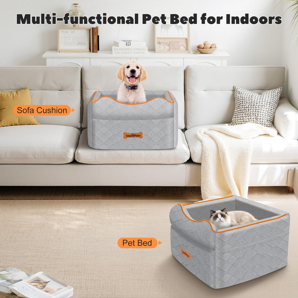 VavoPaw Small Dog Car Seat removable cover enables machine washing.