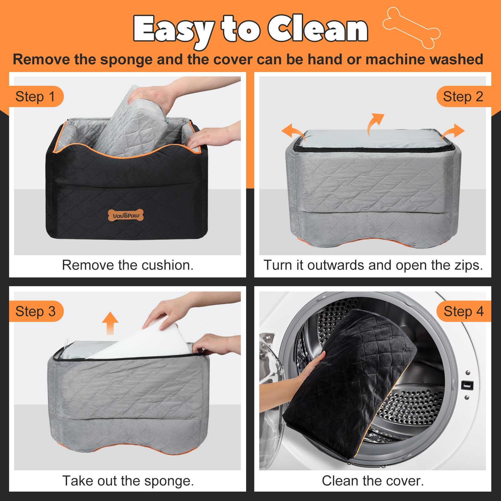 VavoPaw packaging arrives vacuum-compressed and expands after opening