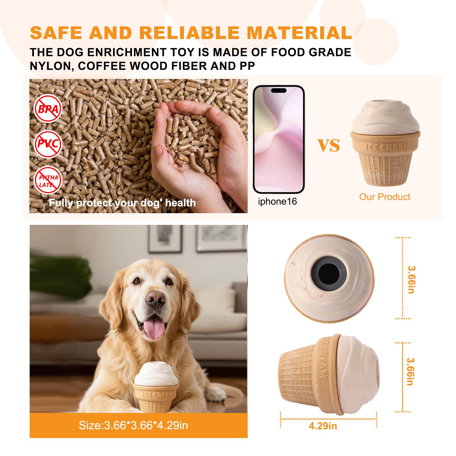 Vayugo slow-feeder treat toy designed for mindful eating and extended play