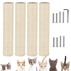 VCEPJH 15.7in refill post with durable sisal rope for indoor scratching