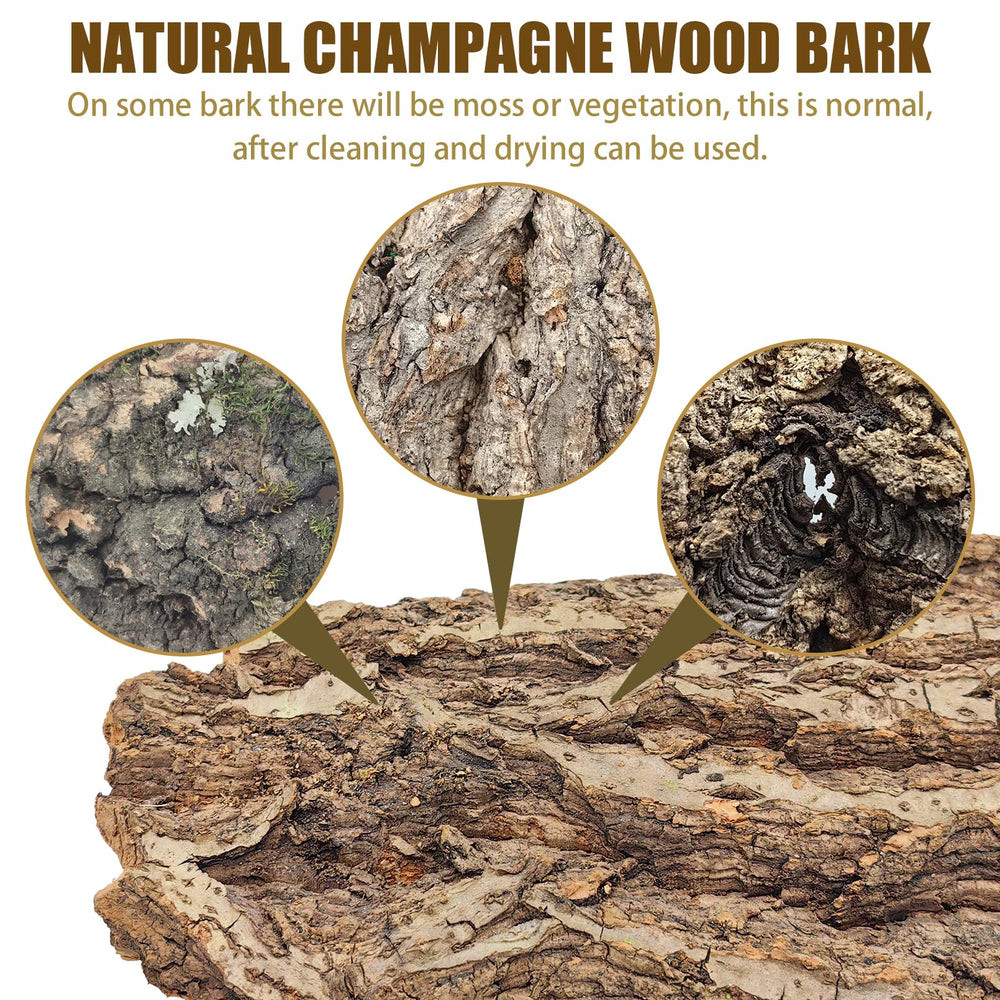 VCEPJH cork bark fragrance shot suggests wild ambience for calmer reptiles.