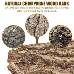 VCEPJH cork bark fragrance shot suggests wild ambience for calmer reptiles.
