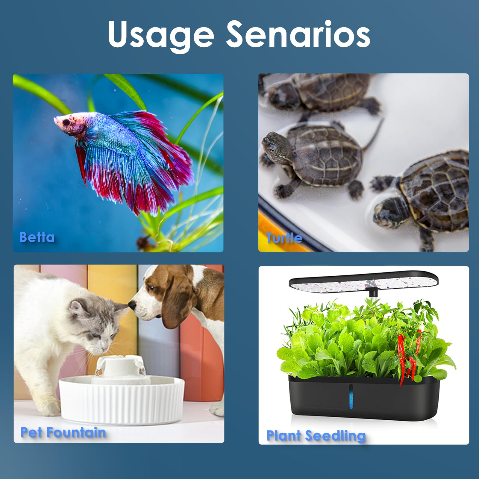 VCRAZE versatile heater for fresh or saltwater including turtles