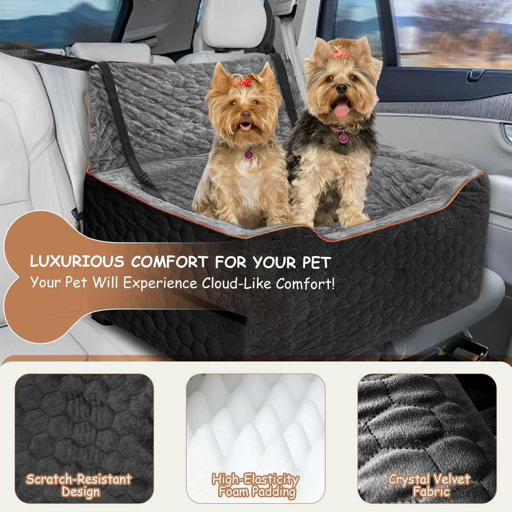 Vdamu booster seat demonstrates quick, secure installation for easy setup.
