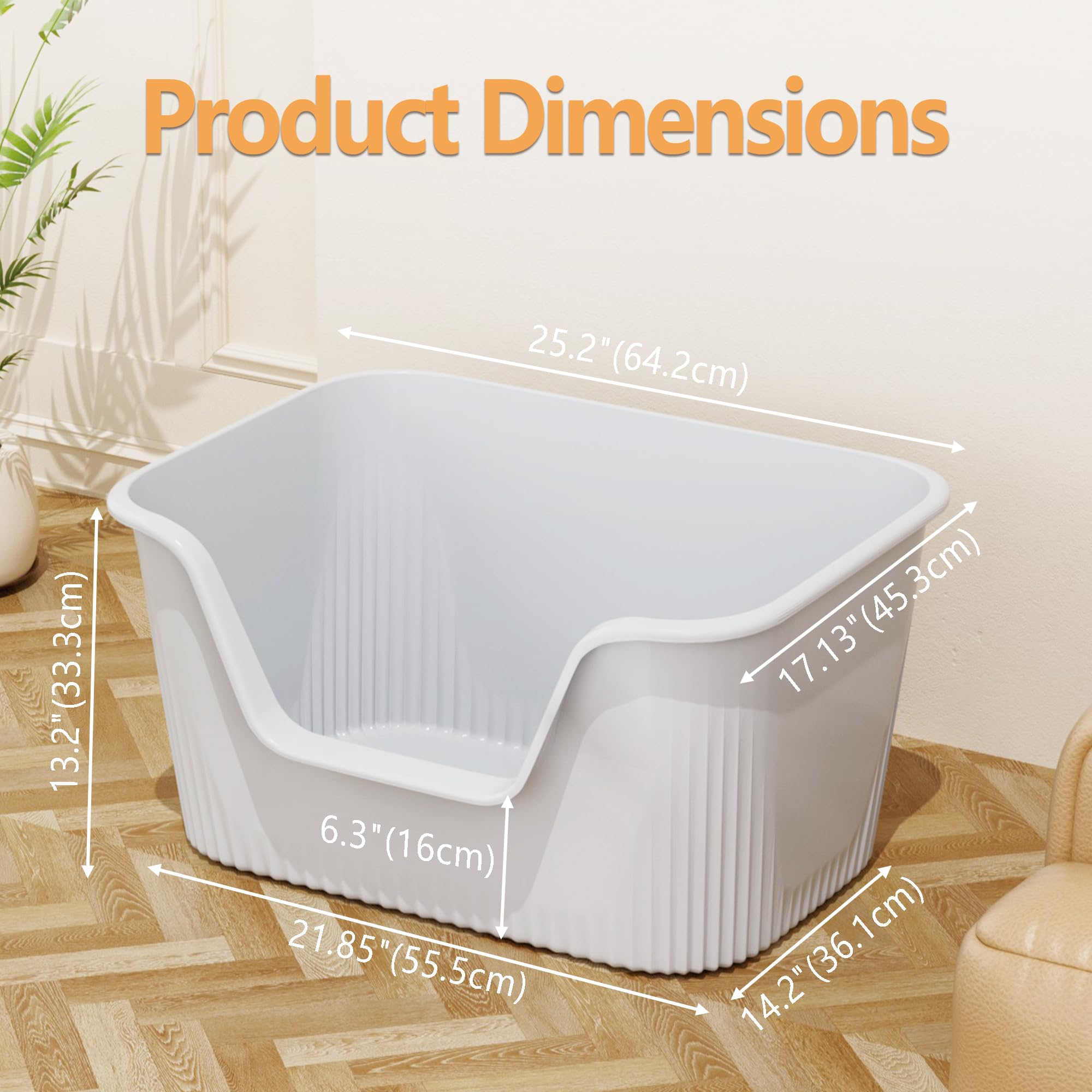 Vealind 2XL thickened PP material remains durable and odor-free