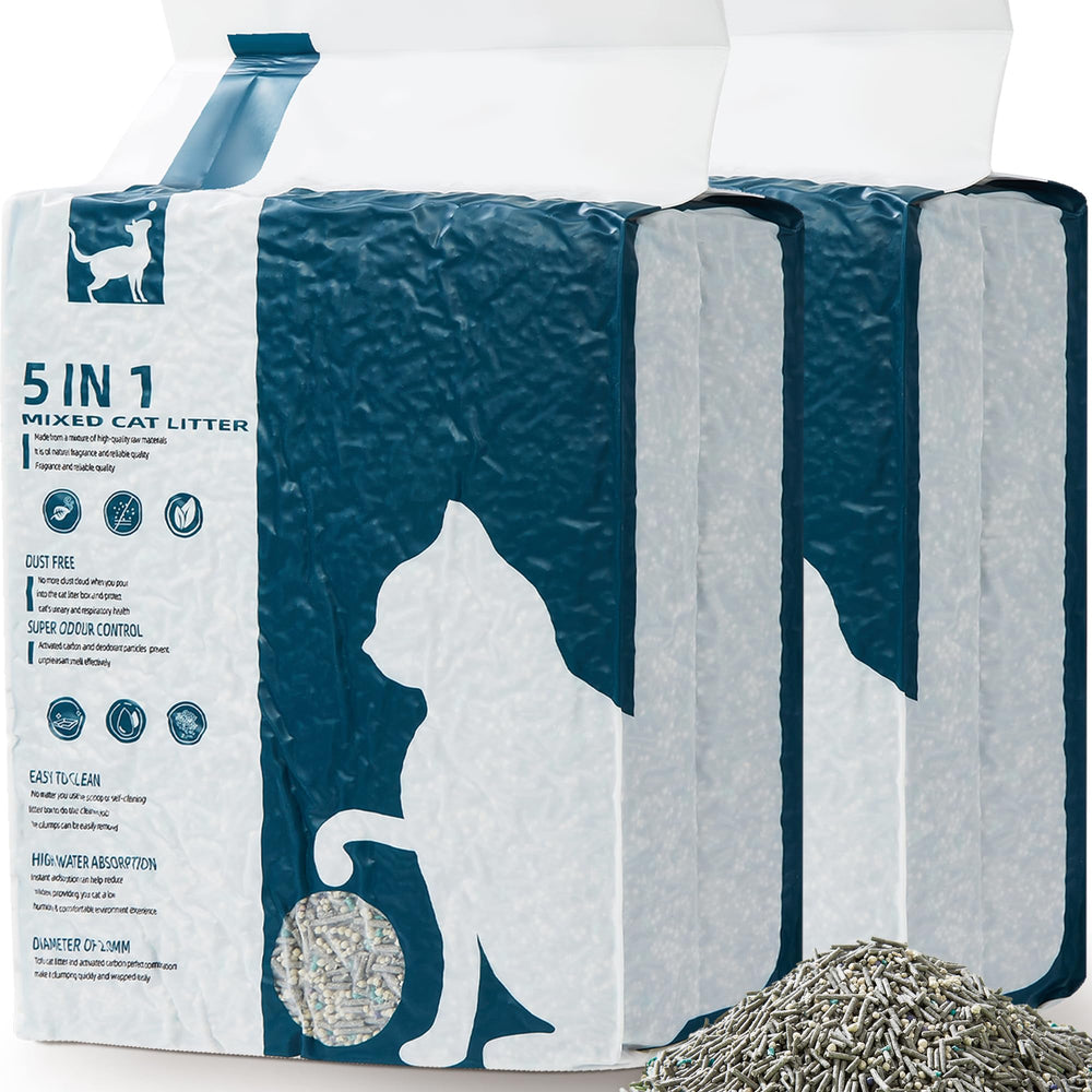 Vealind cat litter fast-clumping tofu closeup for quick, easy scooping.