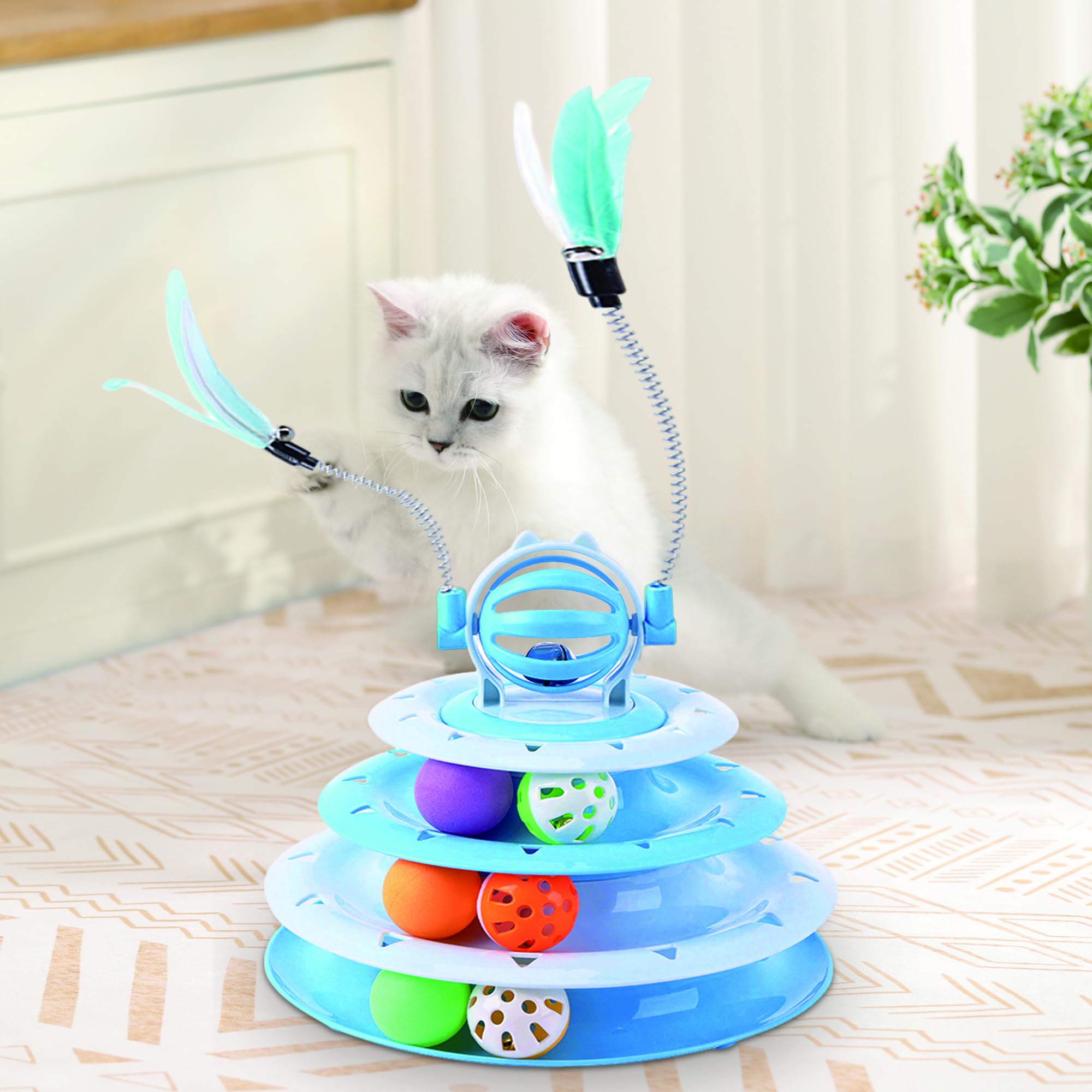 Vealind Cat Toy Roller interactive play for cats and families