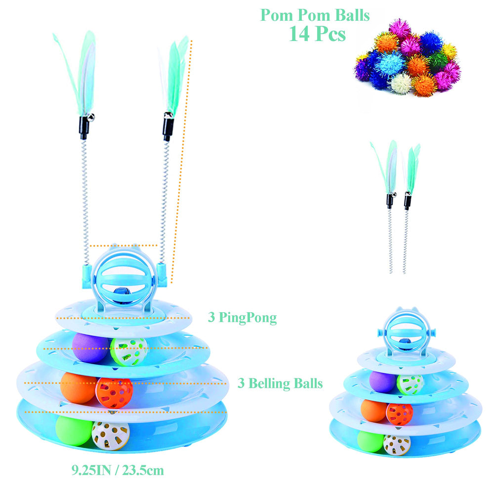 Vealind Cat Toy Roller supports multiple cats sharing the toy