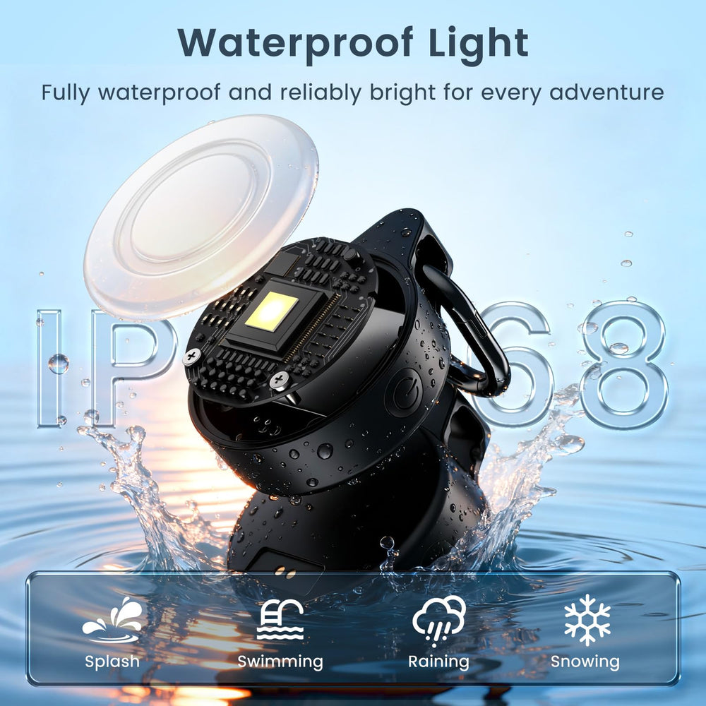 Vebiso IP68 dog light splash-proof design for rain, snow, and dust protection