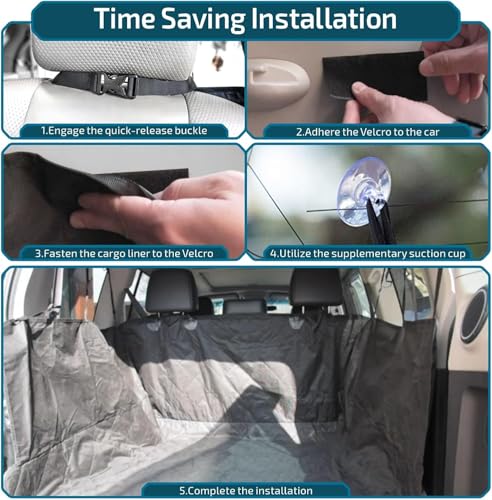 Veckle SUV liner creates a dog-friendly, comfortable ride.