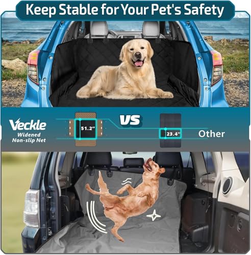 Veckle Cargo Liner is quick to wipe clean after trips.