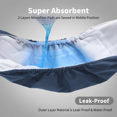Vecomfy belly bands closure detail highlights double-stitch hook-and-loop durability.