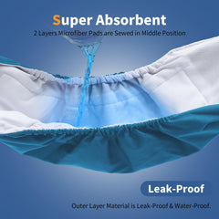 Vecomfy dog belly band waterproof-top-layer image illustrating leakproof protection for home surfaces