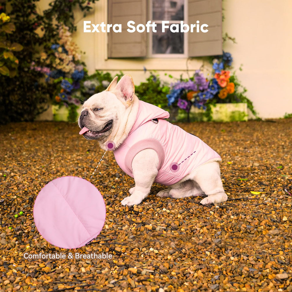 Vecomfy large dog XXL size chart helps you choose a chest-friendly fit.