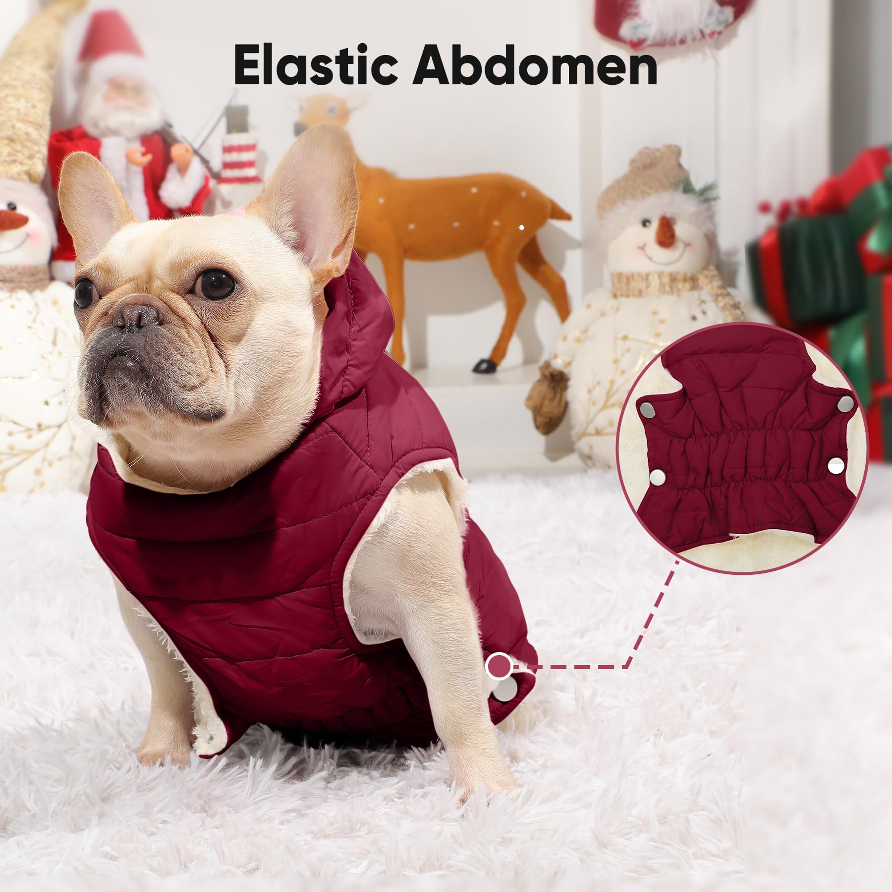 Vecomfy windproof soft coat delivering snug warmth on cold days.