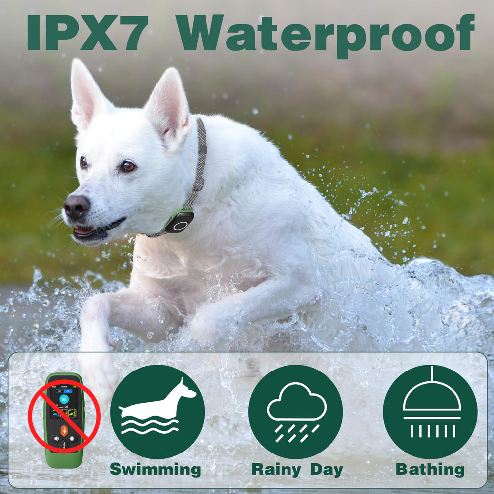 Veconix breathing-light improves nighttime visibility to locate your dog quickly.