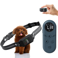 Veconix Ultra Small Shock Collar on a small dog neck for gentle training