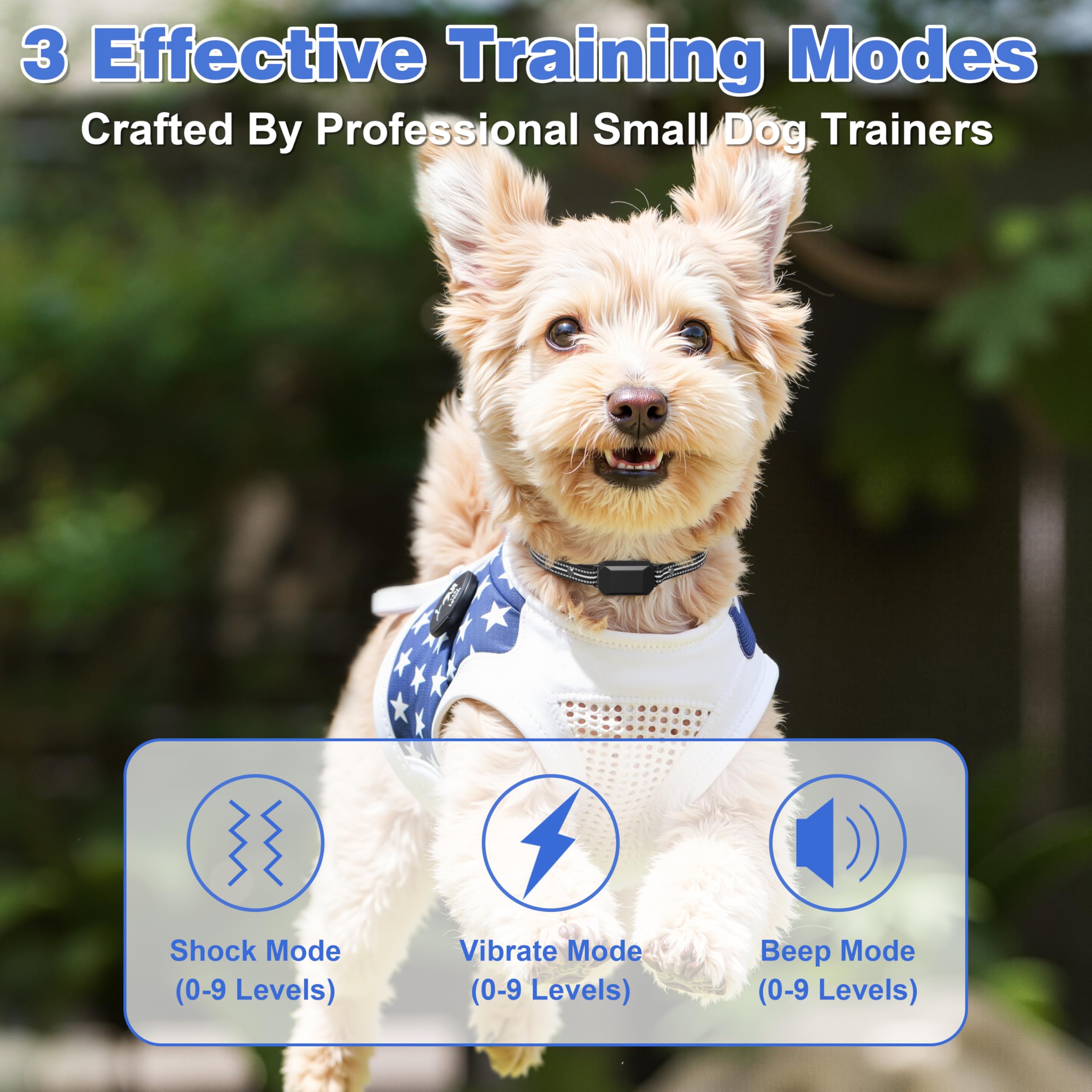 Veconix waterproof rechargeable collar suitable for outdoor training in rain or splashes