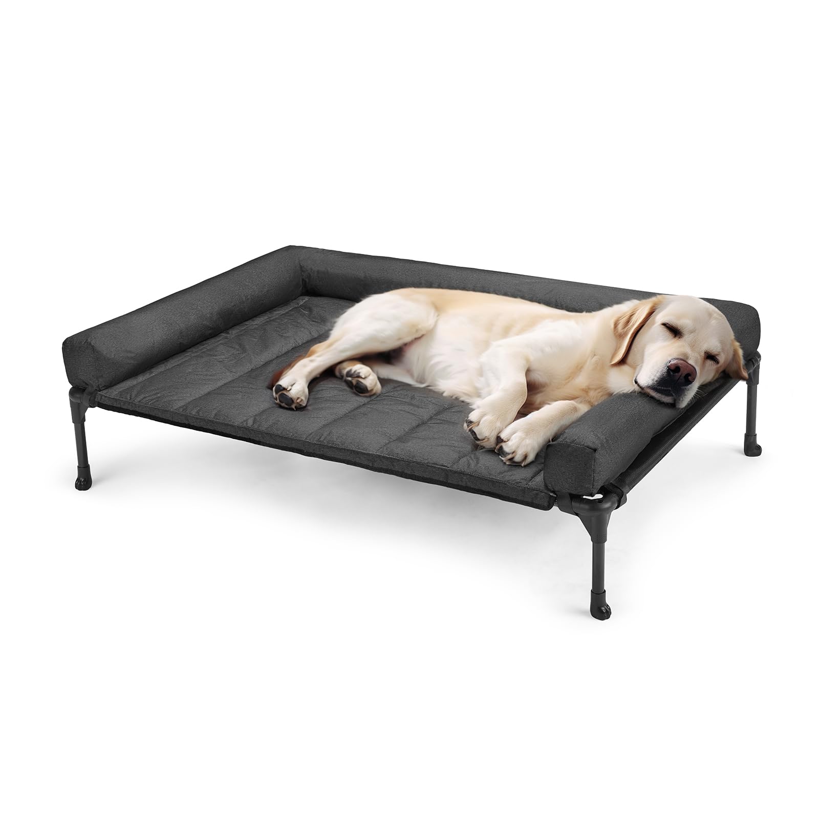 Veehoo durable powder-coated steel frame supports up to 110 lbs