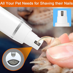 Veeconn cordless rechargeable clipper for on-the-go pet care.
