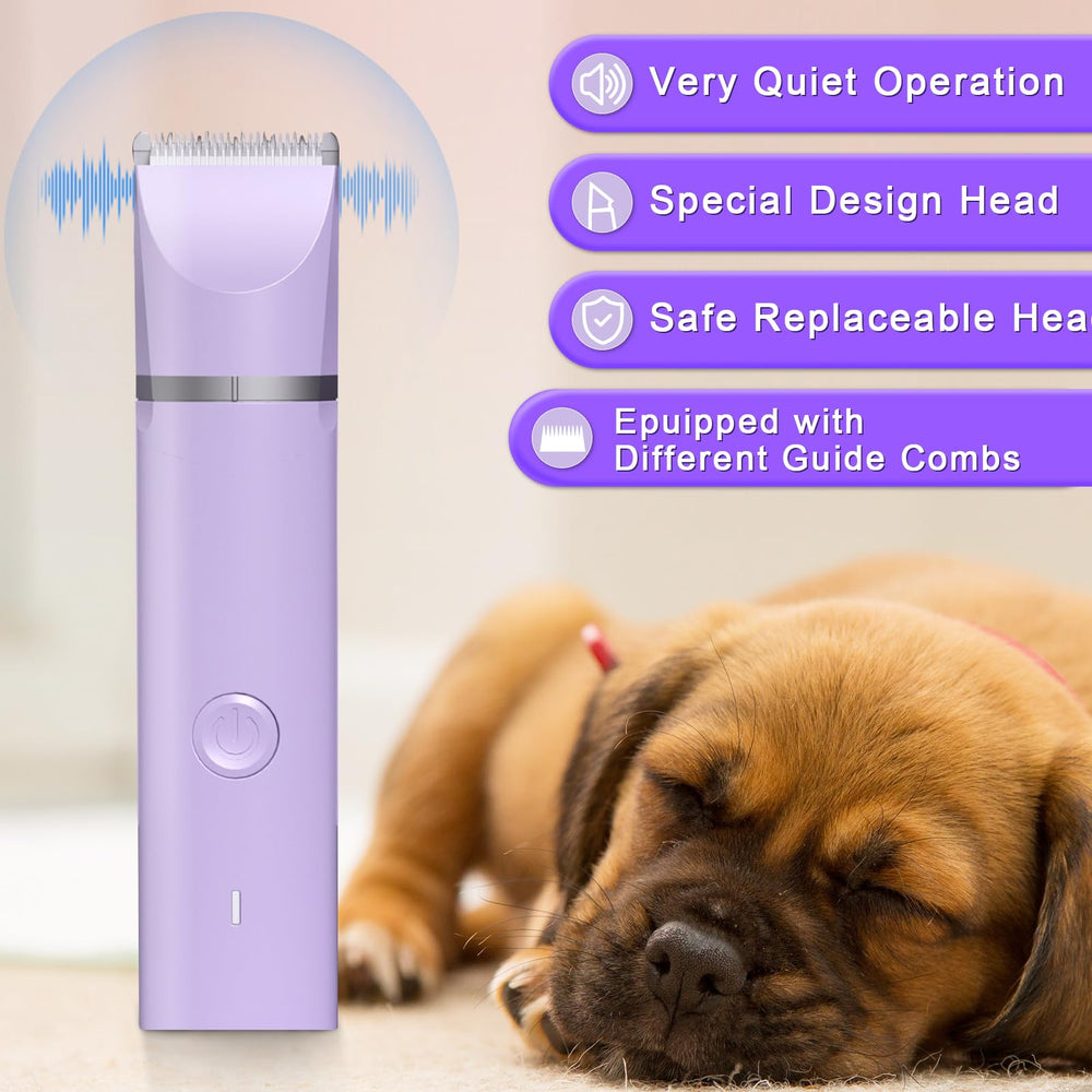 Veeconn 4-in-1 attachment close-up showcases versatile grooming heads.