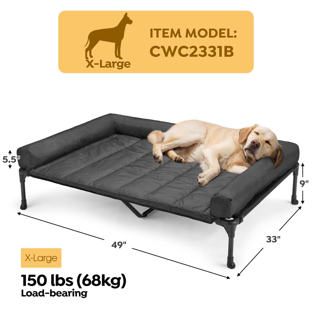 Veehoo bolster cushion top mat adds neck support and secure fit