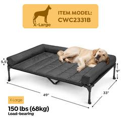 Veehoo bolster cushion top mat adds neck support and secure fit