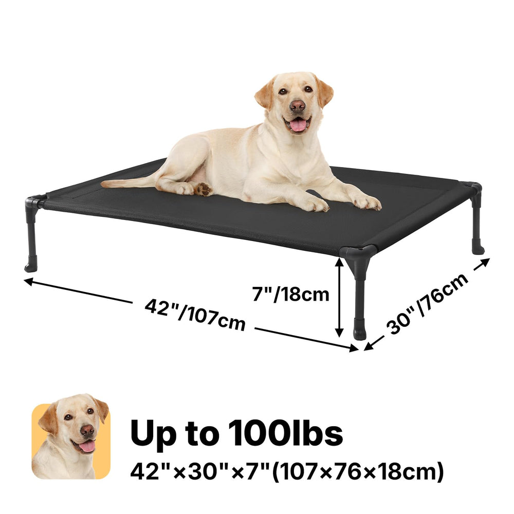 Veehoo durable frame with powder-coated steel supports long-lasting use.
