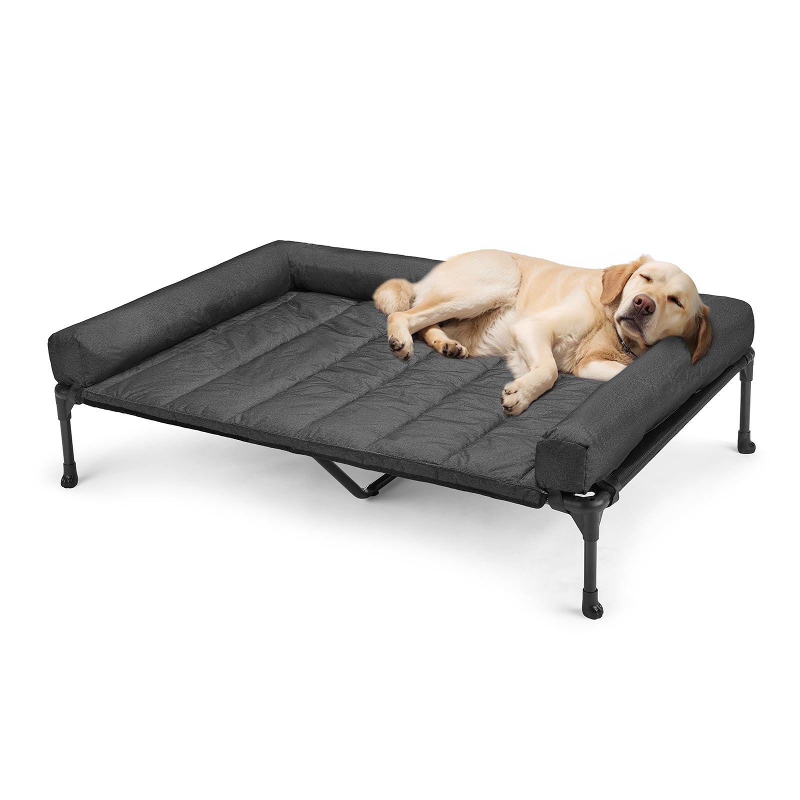 Veehoo indoor-outdoor dog bed suited for versatile spaces