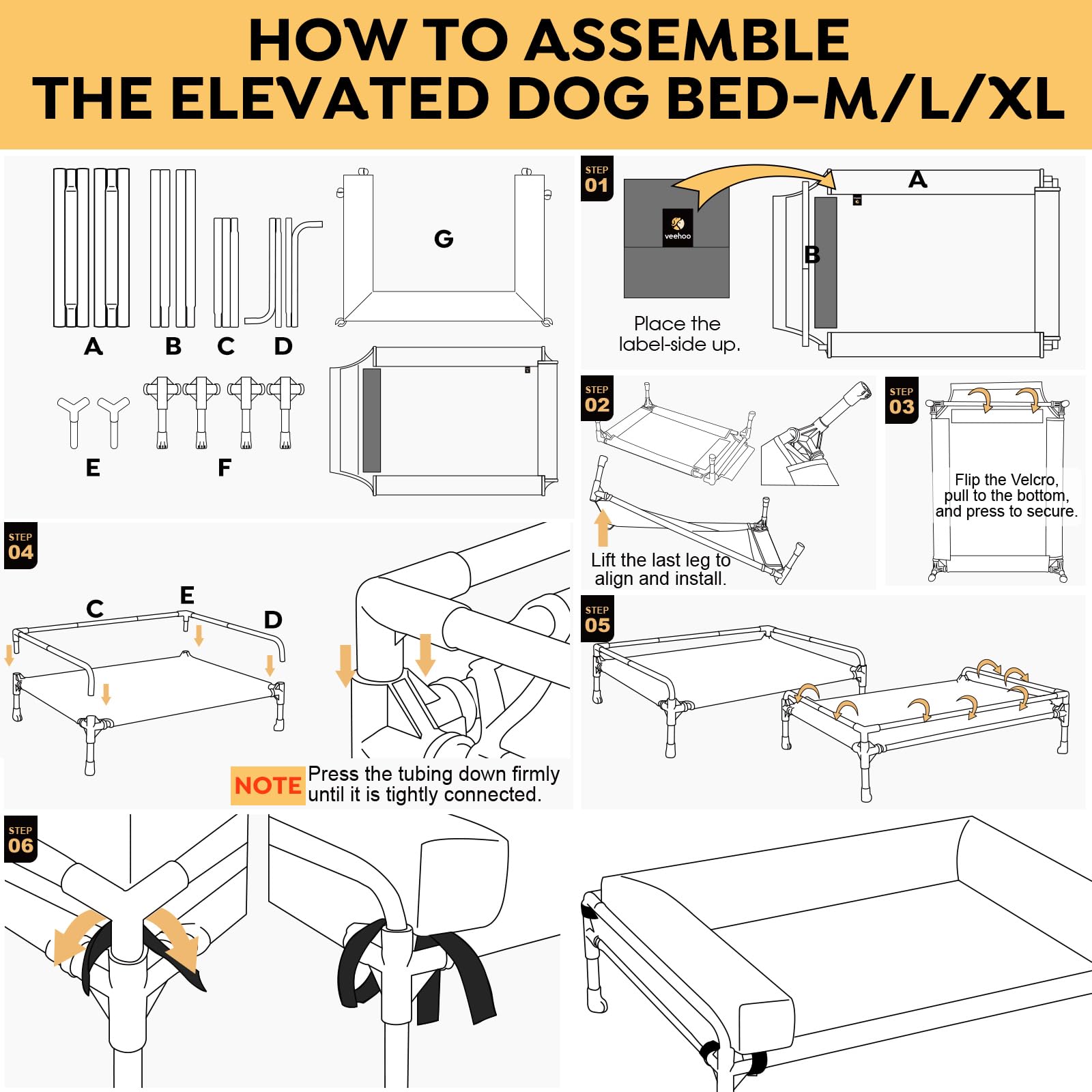 Veehoo portable, screw-free setup ideal for travel or camping.