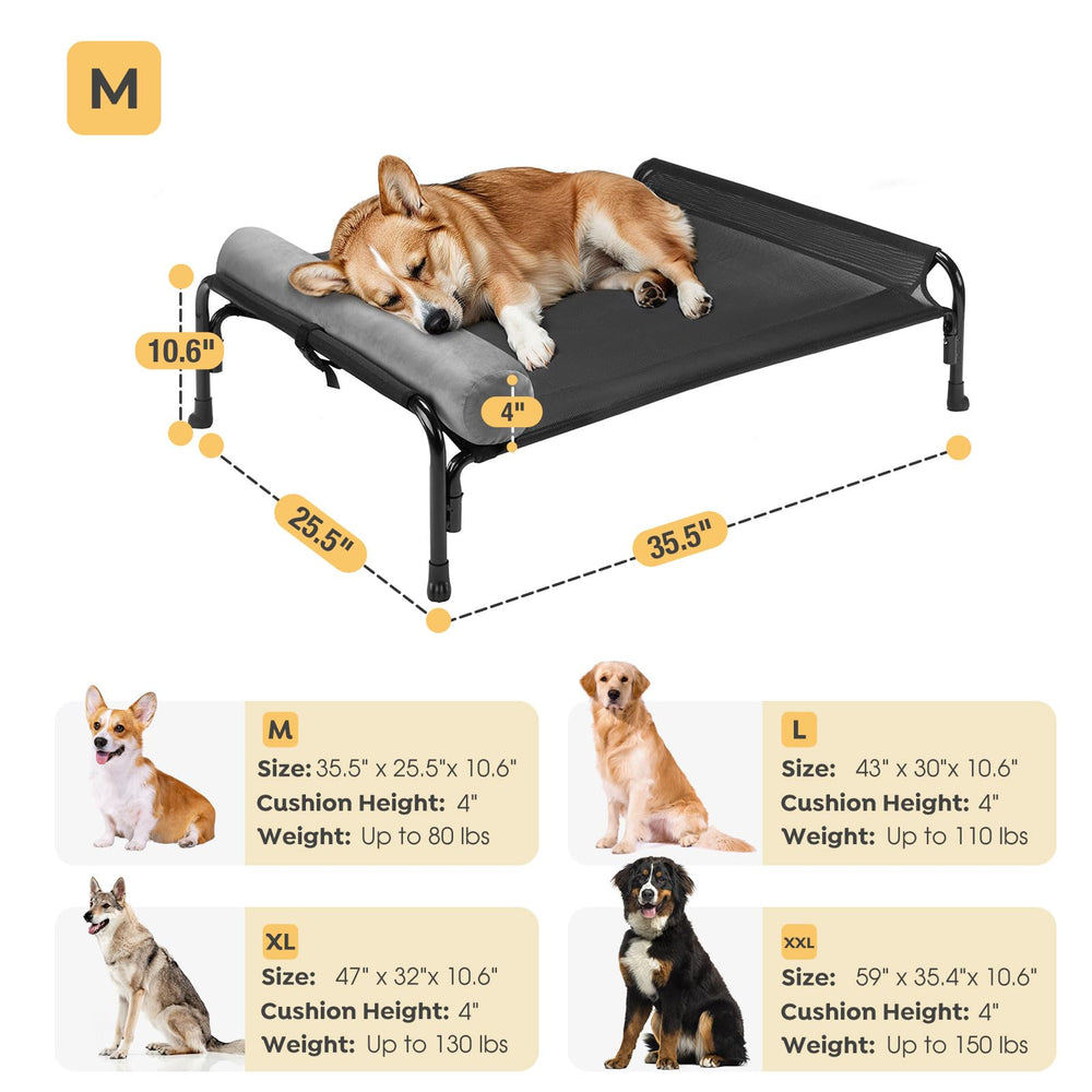 Veehoo anti-slip feet under-bed keep the bed steady on various floors.