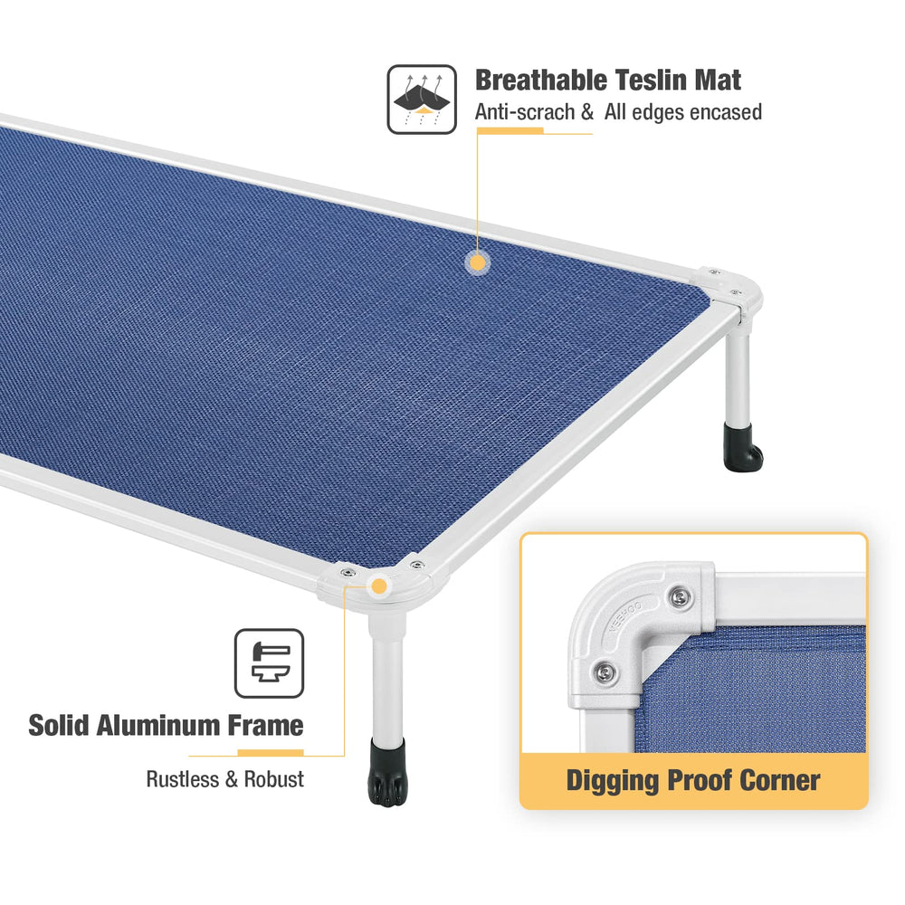 Roomy 42x30x7 with up to 150 lb capacity.