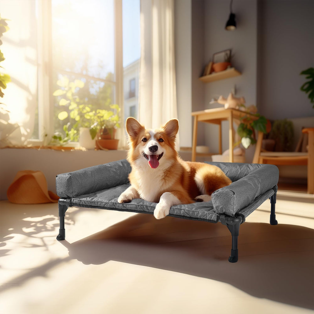 Veehoo dimensions 32x25x7 suit medium dogs like bulldogs.