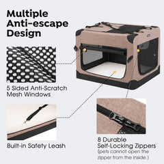 Veehoo 4-door access design lets dogs enter easily from top, front, or sides