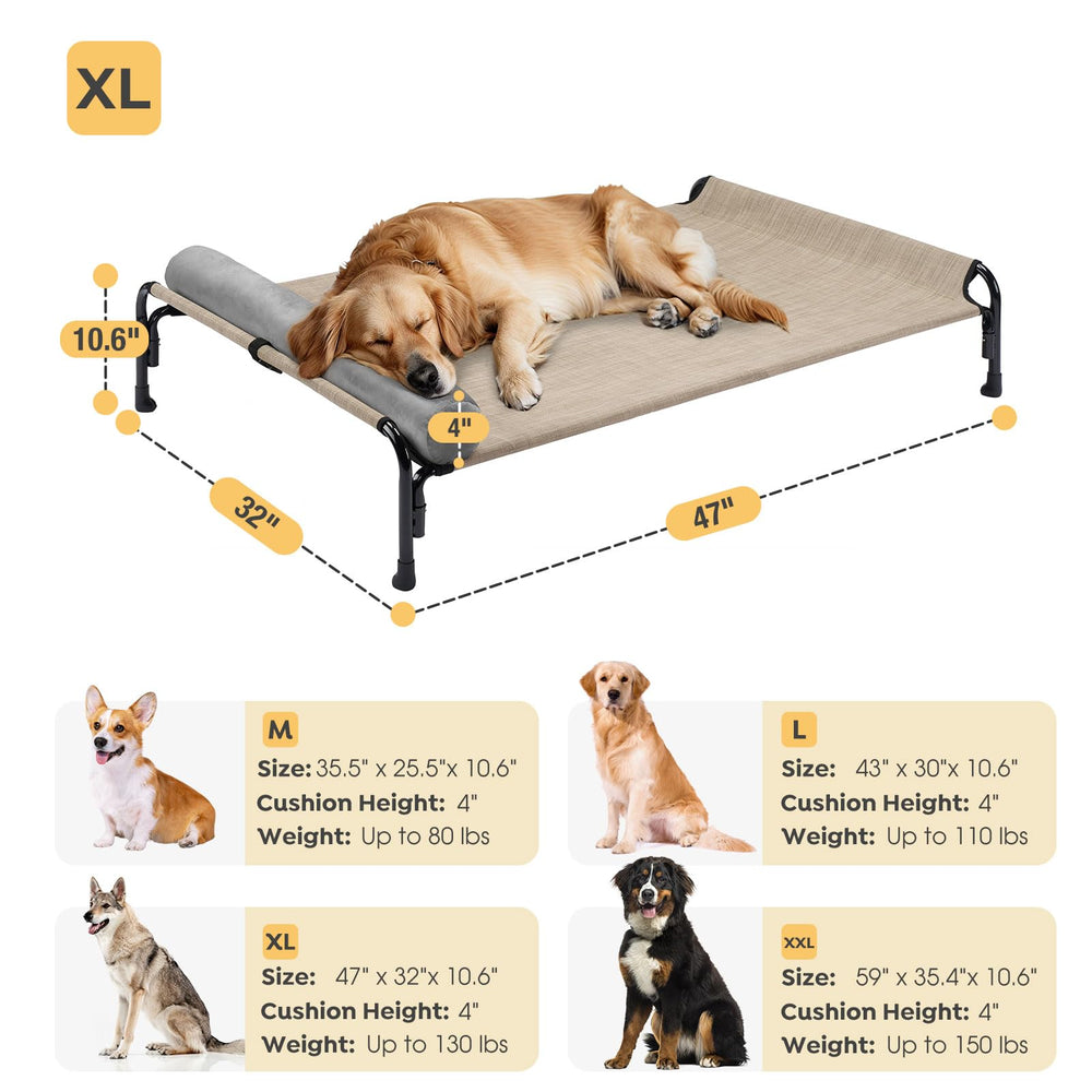 Veehoo anti-slip feet keep bed stable on multiple surfaces.