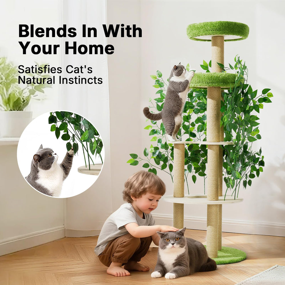 Veehoo faux leaves aesthetic design that blends with home decor.