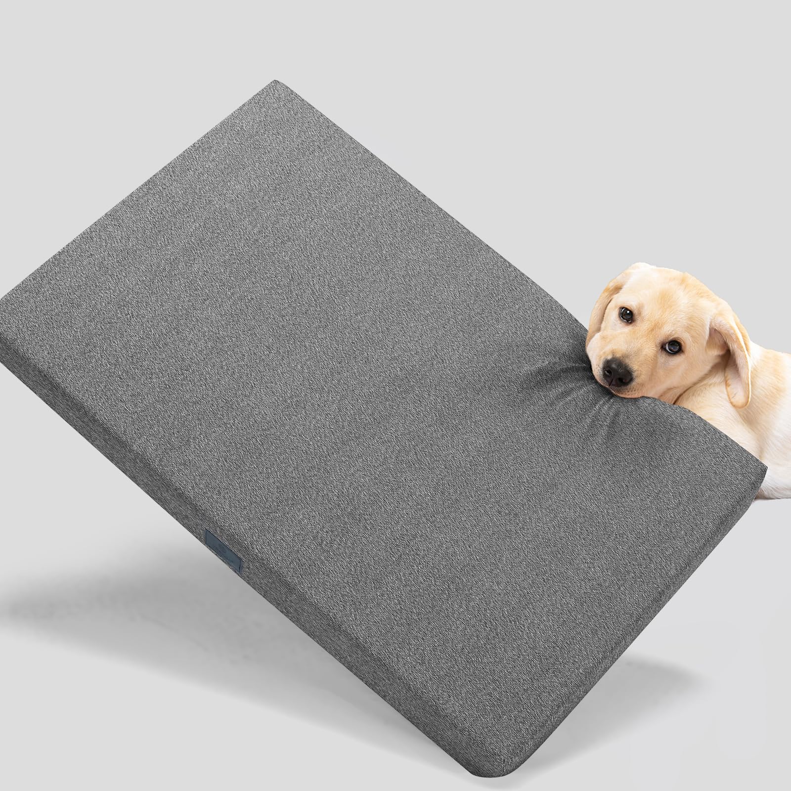 Veehoo chew-proof dog bed for crate-41x27, built for durable crate comfort.