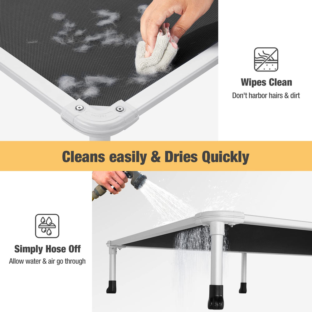 Veehoo easy-assembly design speeds setup anywhere, indoors or outdoors.