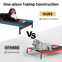 Veehoo Teslin mesh center promotes airflow for cooling comfort.