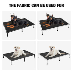 Veehoo dog bed cover durable anti-scratch material resists pawing and rough play