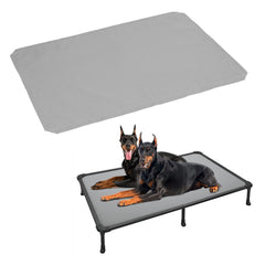 Veehoo dog bed cover on bed XXL gray provides snug fit and protection