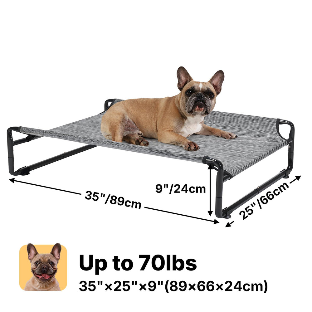 Veehoo dog hammock bed outdoor-use highlights portability for travel and camping.