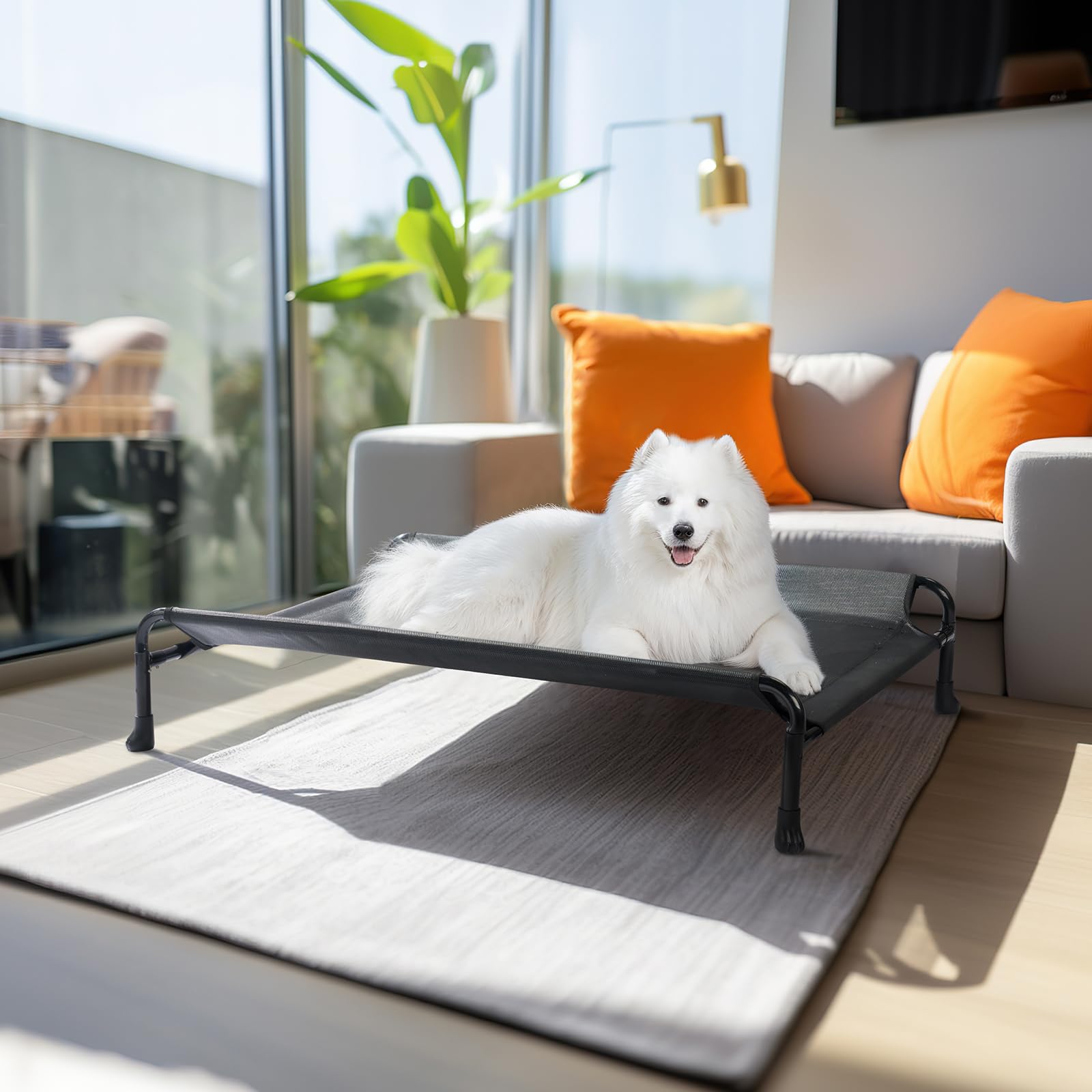 Veehoo bed is washable and hose-off friendly for quick outdoor cleanup.