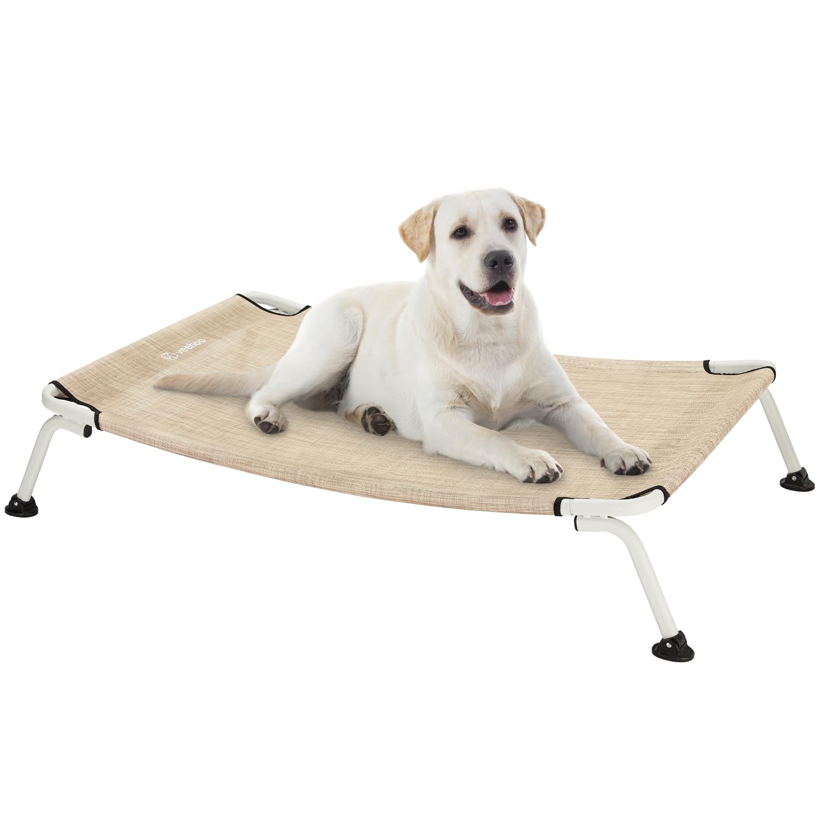 Veehoo elevated dog bed outdoor setup for easy camping prep and elevated comfort