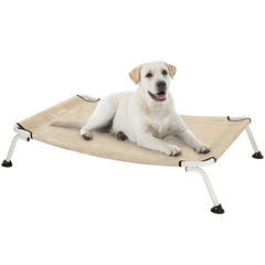 Veehoo elevated dog bed outdoor setup for easy camping prep and elevated comfort